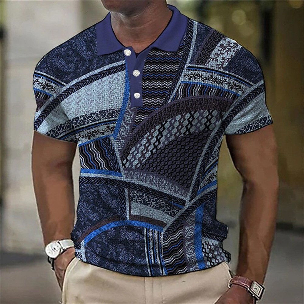 3d Plaid Polo Shirt - Image 5