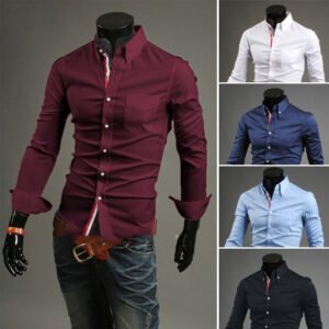 Men's Long-sleeved Dress Shirts