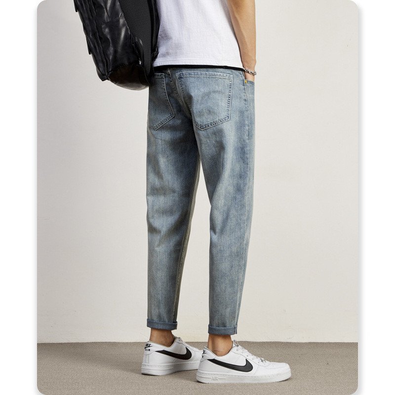 Retro Cropped Pants for Men - Image 2