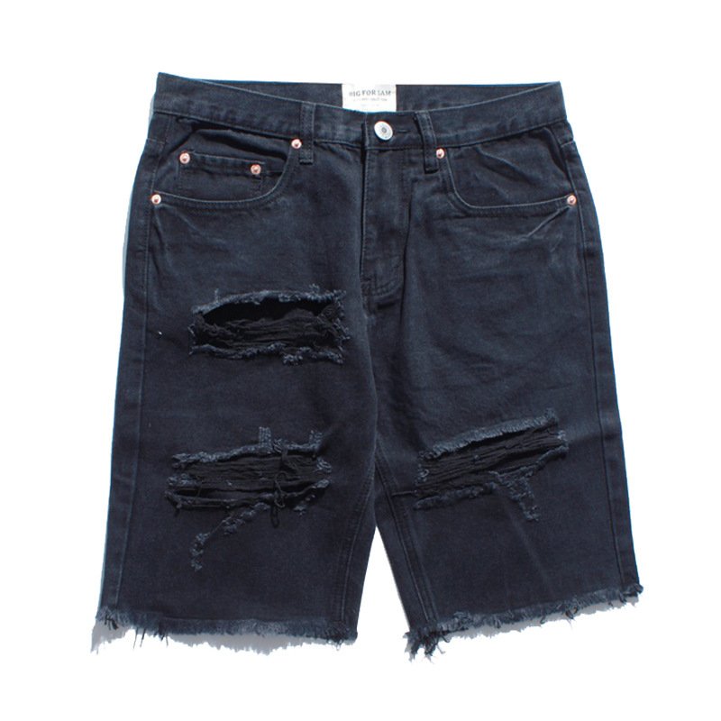 Ripped denim shorts - Image 3