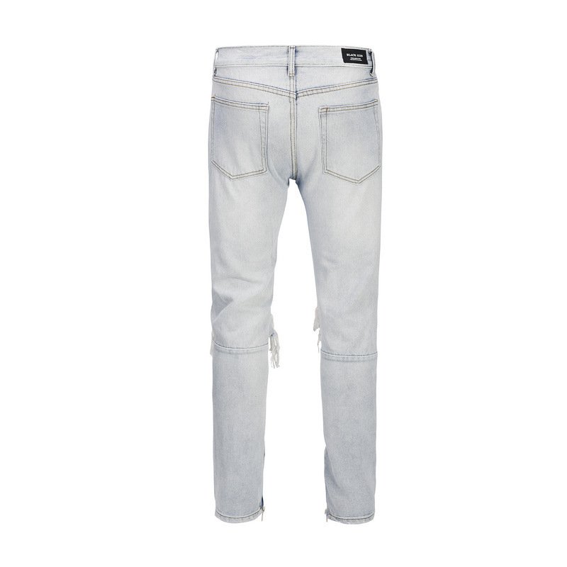 White Washed Ripped Jeans - Image 4