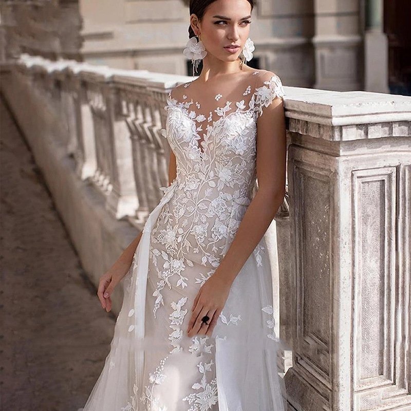Fish Tail Bridal Wedding Dress - Image 4