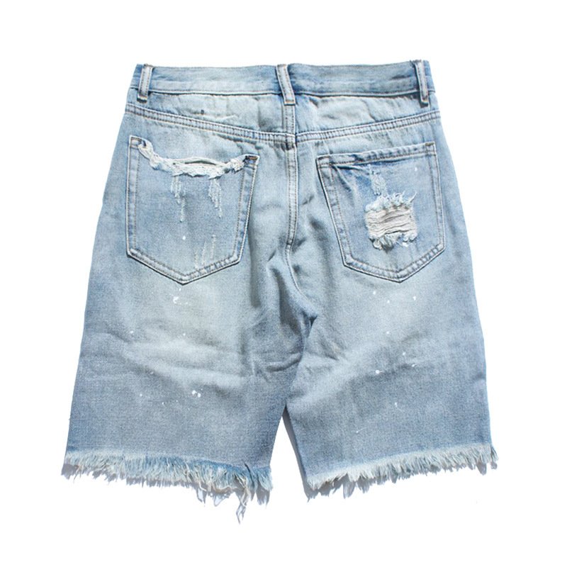 Ripped denim shorts - Image 4