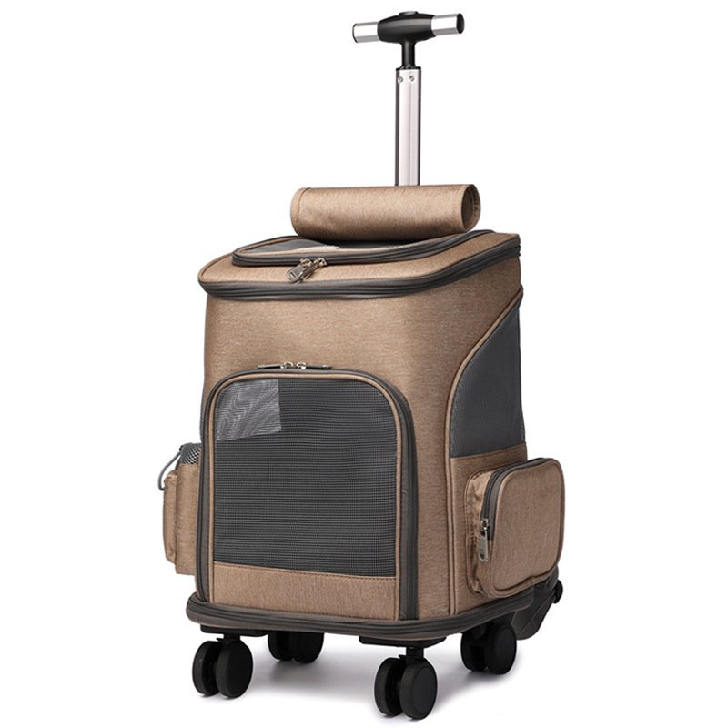 Portable Folding Trolley Pet Backpack - Image 5