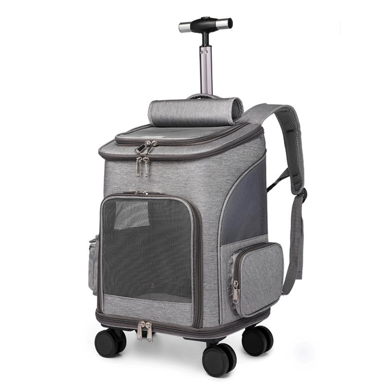 Portable Folding Trolley Pet Backpack - Image 3
