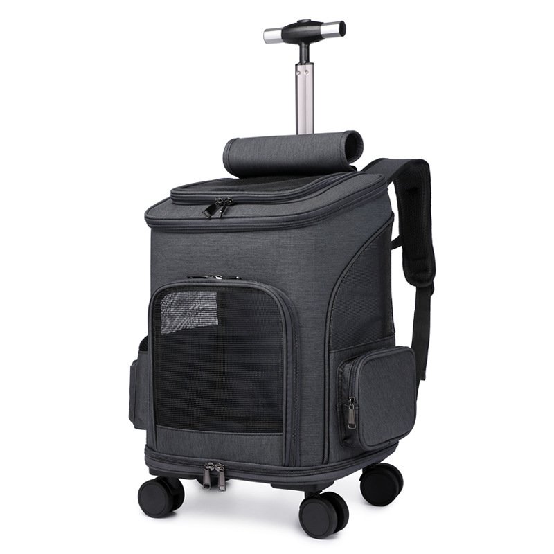 Portable Folding Trolley Pet Backpack - Image 2