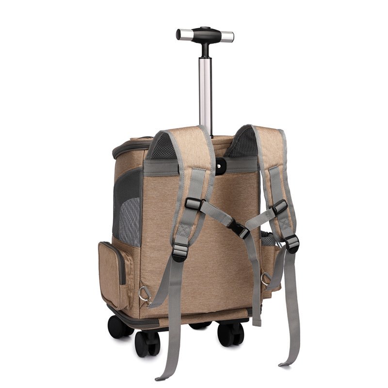 Portable Folding Trolley Pet Backpack - Image 4