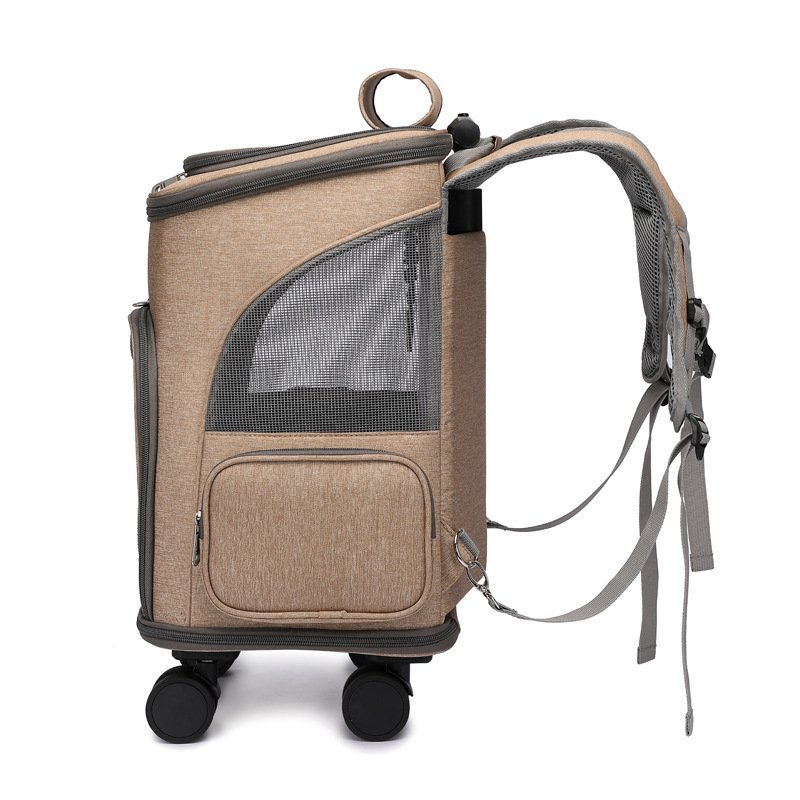 Portable Folding Trolley Pet Backpack - Image 7