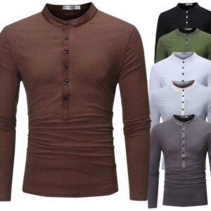 Young Men Long Casual Shirts