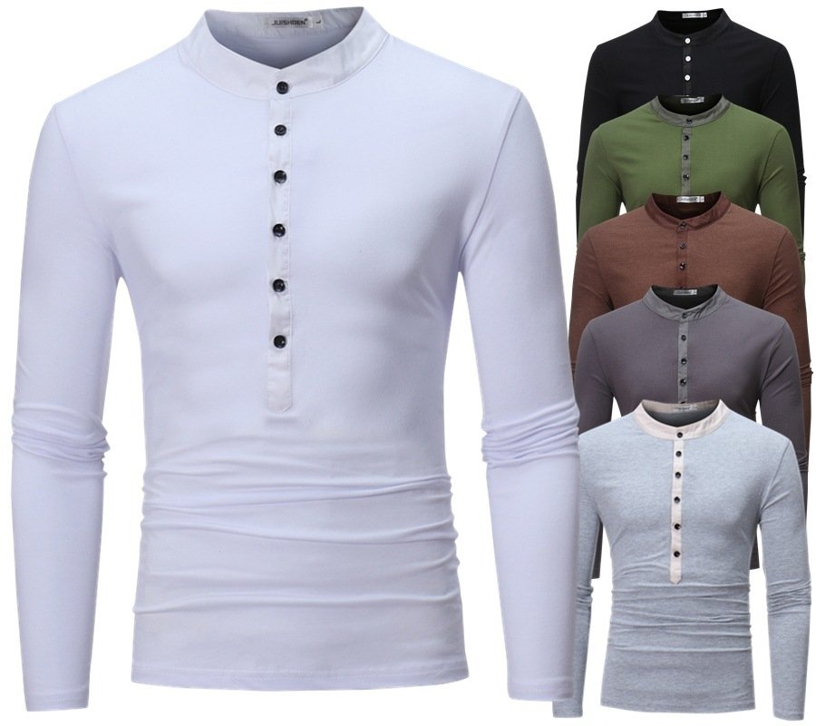 Young Men Long Casual Shirts - Image 4