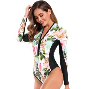 One Piece Women Surfing Swimsuit