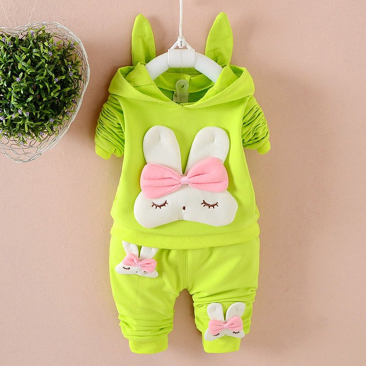 Toddler Girls 2 Piece Hoodie Sweatshirt and Pants - Image 2