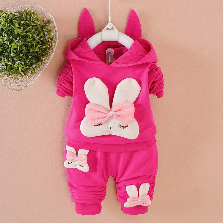 Toddler Girls 2 Piece Hoodie Sweatshirt and Pants - Image 3