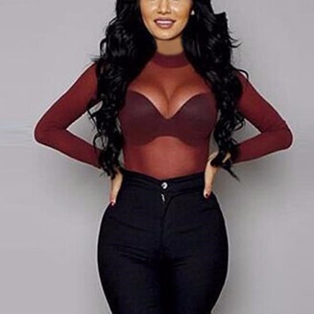 Sexy Long Sleeve Top - Image 2