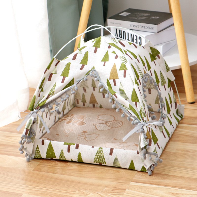 Cat Tent Enclosed Pet Bed - Image 7