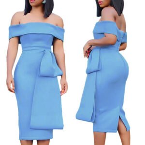 Sexy Slim Fit Split Business Wear Dress