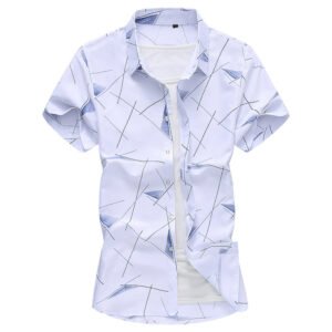 Young Men Short Sleeve Dress Shirts