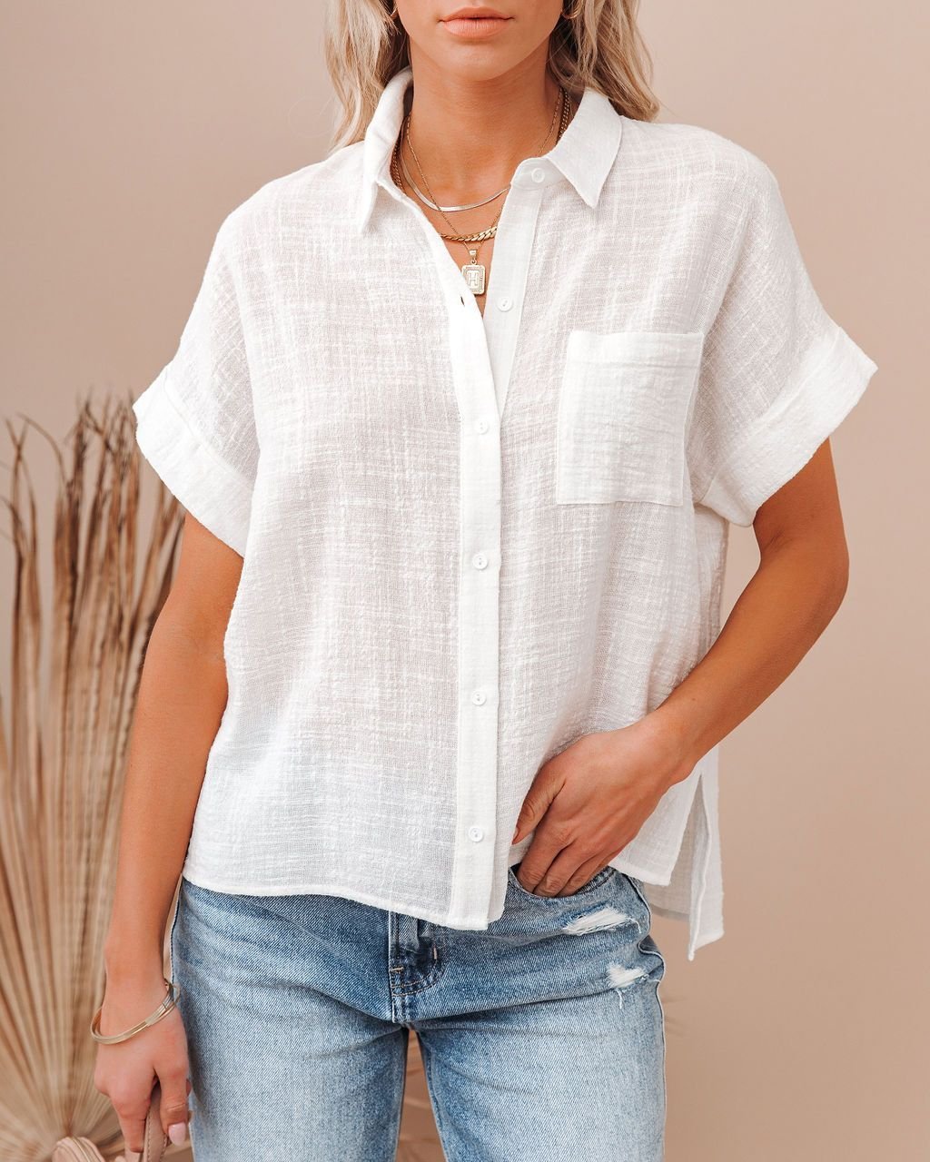 Women Lapel Button Shirts - Image 6