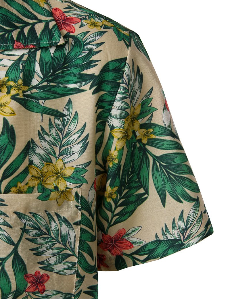 Men Pattern Collar Casual Shirt - Image 7