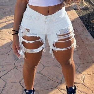 Ripped denim Shorts