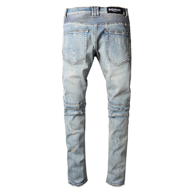 Ripped Biker Jeans - Image 2