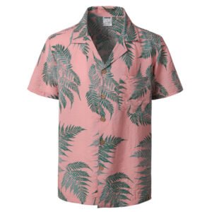 Men Pattern Collar Casual Shirt