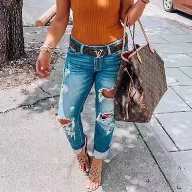 Women's Ripped Jeans - Image 8