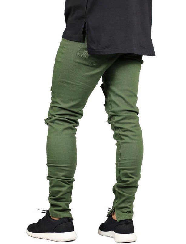 Stretch Ripped Skinny Jeans - Image 5