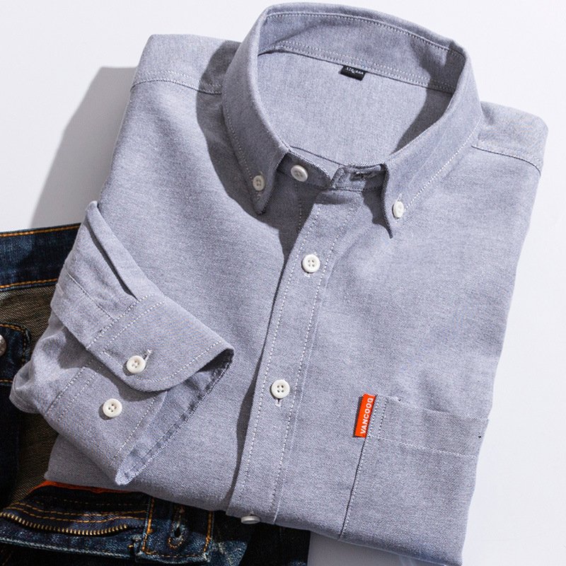 Cotton Oxford Woven Men Shirts - Image 2