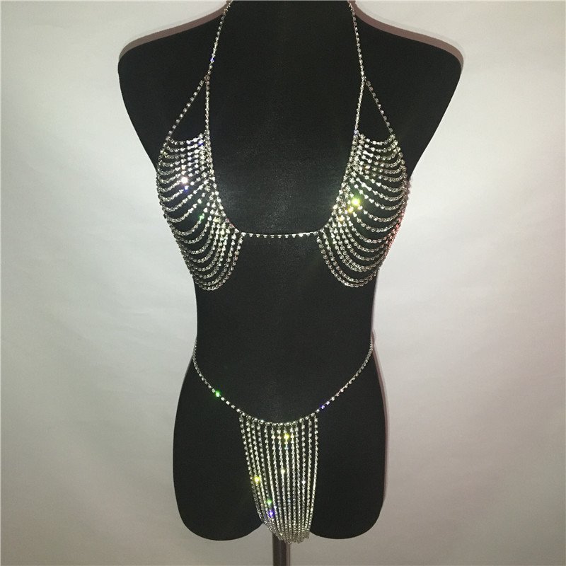 Sexy Body chain 2 piece Underwear Set - Image 2