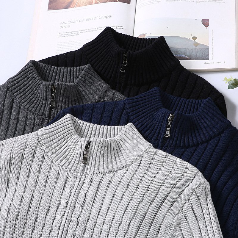 Men's Fashion Sweater Coat - Image 9