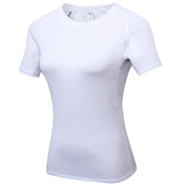 Women Quick Dry Compression Yoga T - Image 4