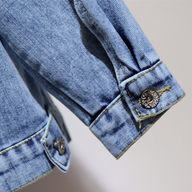 Ripped denim jacket - Image 3