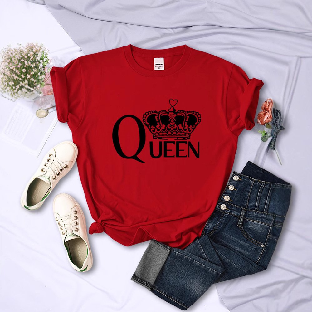 Queen's Big Crown Printed T Shirts - Image 8