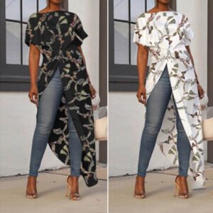 One Sided Tunic Blouse