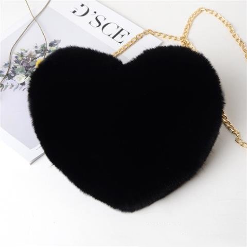 Women Plush Chain Shoulder Bags - Image 9