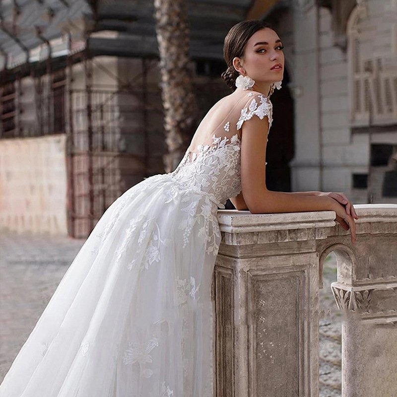 Fish Tail Bridal Wedding Dress - Image 8