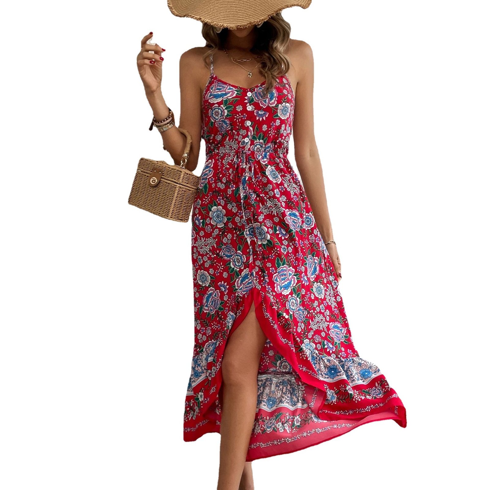 Printed Sling Dress for Women - Image 3