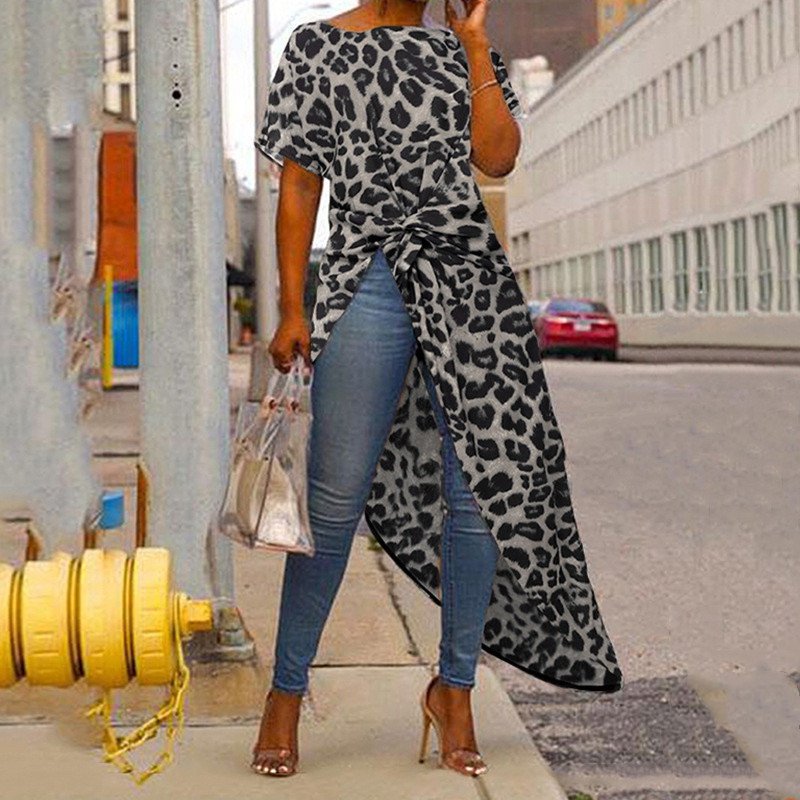 One Sided Tunic Blouse - Image 2