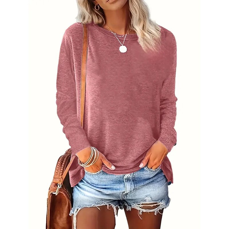 3 Pack Long Sleeve Loose Fit Fall Tops - Image 3