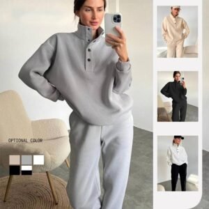 Oversized Pullover Long Pant Set for Women