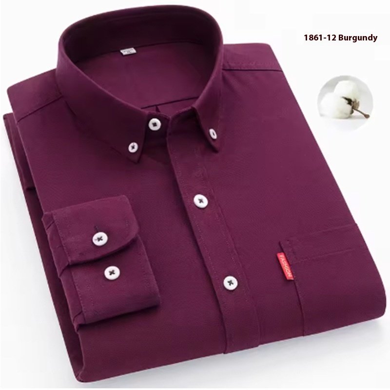 Cotton Oxford Woven Men Shirts - Image 4