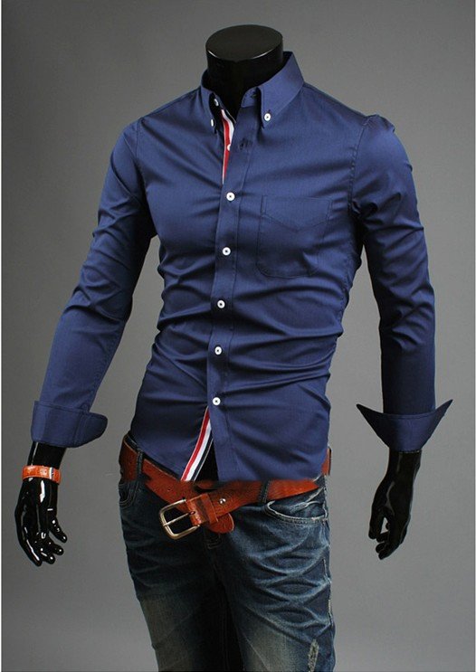 Men's Long-sleeved Dress Shirts - Image 4