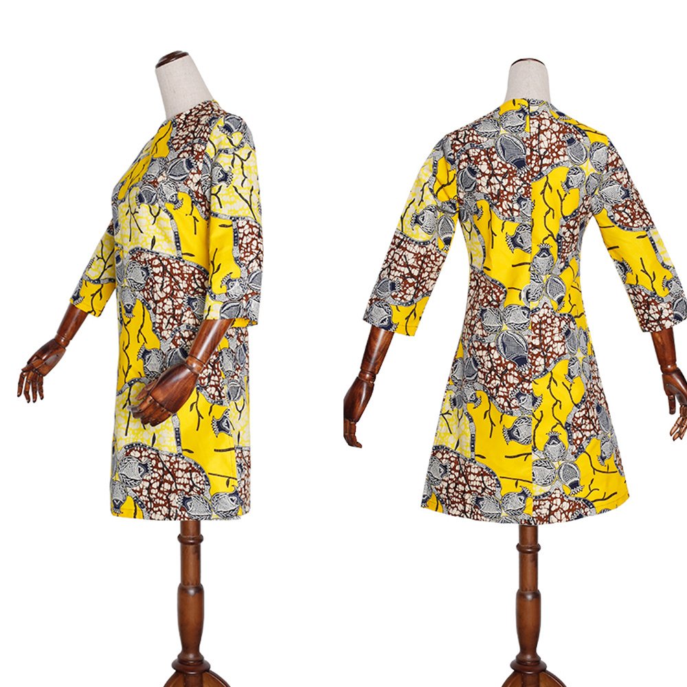 African Print Dress Outfit - Image 2