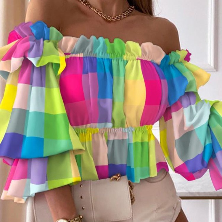 Long Sleeve Sexy Blouse - Image 6