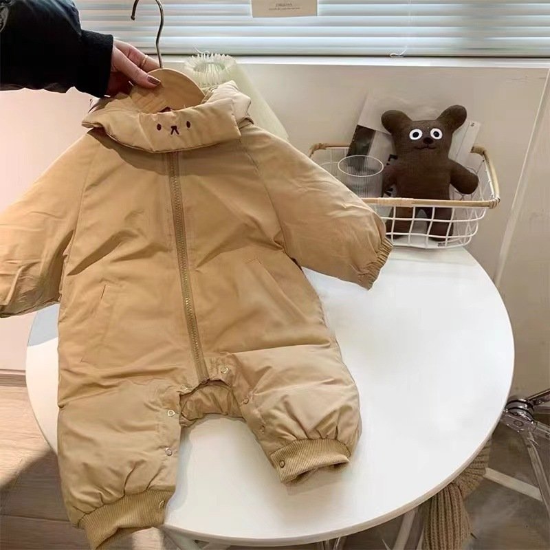 Baby Jumpsuit Baby Thick Winter Clothes - Image 4