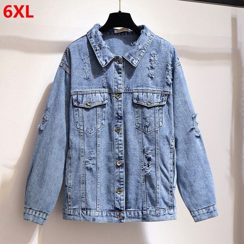 Ripped denim jacket - Image 5