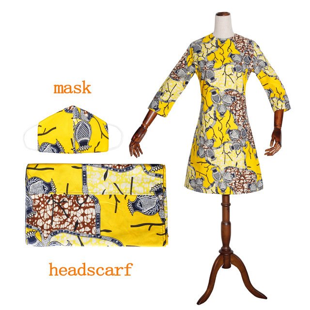 African Print Dress Outfit - Image 5