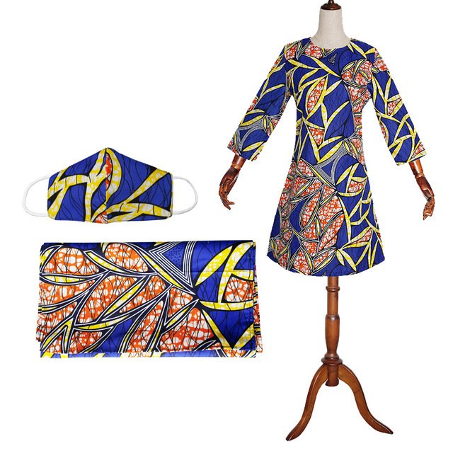 African Print Dress Outfit - Image 4