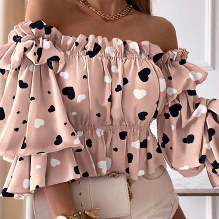 Long Sleeve Sexy Blouse - Image 8